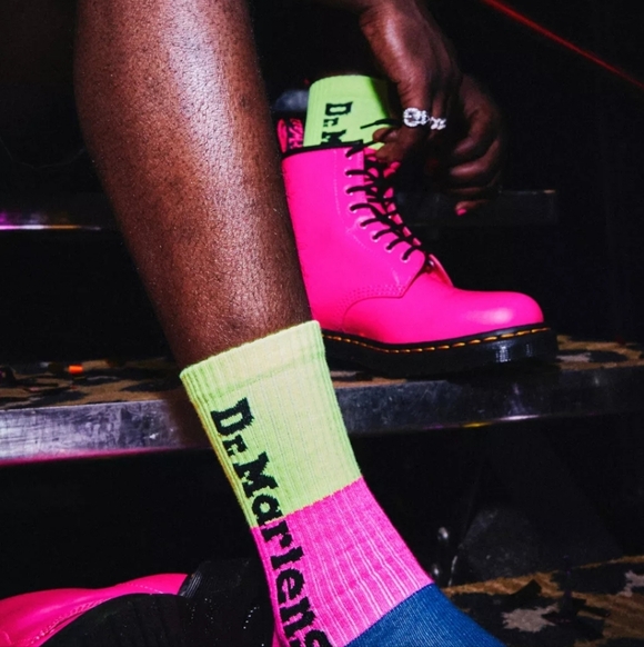 Dr. Martens Other - NWT Men's Dr. Martens Vertical Logo Color Block Socks